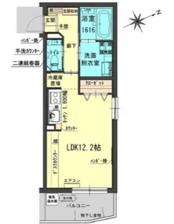 AMISTA大和町【2階】の間取り
