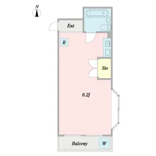 サンハウス【2階】の間取り