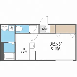 CREA NORTH15A【4階】の間取り