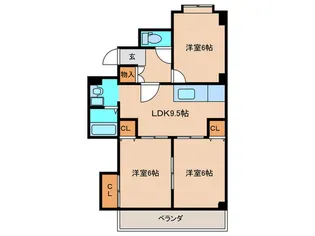 サンロ-ヤル福寿ビル【2階】の間取り
