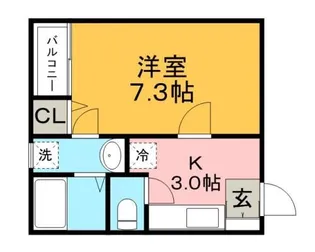 ARTHUR HILTS【2階】の間取り