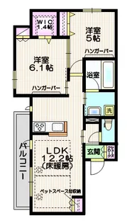シルトクレーテ南池袋【2階】の間取り