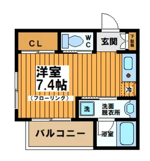 東京都世田谷区大原1【マンション】の間取り
