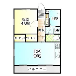 エルグランドNAKA B棟【1階】の間取り