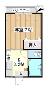 神奈川県川崎市高津区下作延2【アパート】の間取り