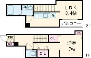 Casa Aspera Jiyugaokaの間取り