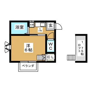 ラ・メゾン【2階】の間取り