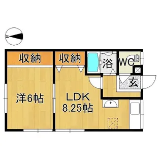 plaza館I【2階】の間取り