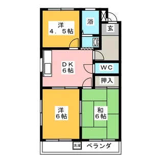コーポ栄【2階】の間取り