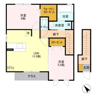 ティンカーベル B【2階】の間取り
