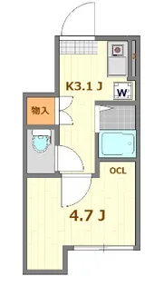 マーレ明大前II【1階】の間取り