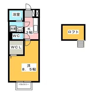 FELICE・青葉の杜 A【2階】の間取り