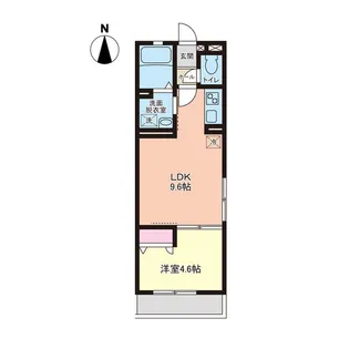 エクラ萩野町【3階】の間取り