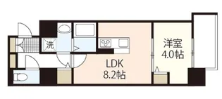 Mayfair田町Premium【4階】の間取り