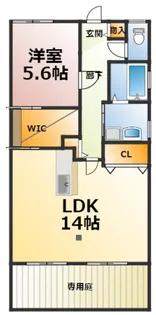 エントピア以和貴【1階】の間取り