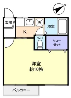 コーポ江原【2階】の間取り