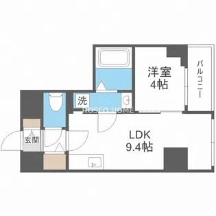 大阪府大阪市中央区安土町1【マンション】の間取り
