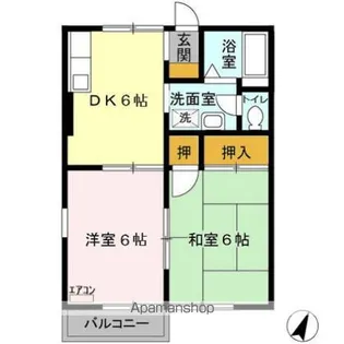 エスペランサ C【2階】の間取り