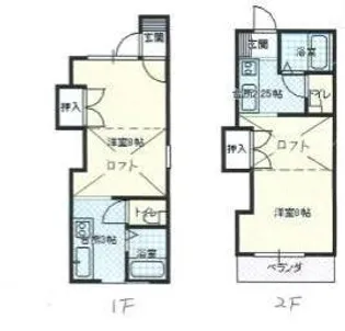 山形県山形市桧町4【アパート】の間取り
