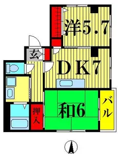 アネックスT【4階】の間取り