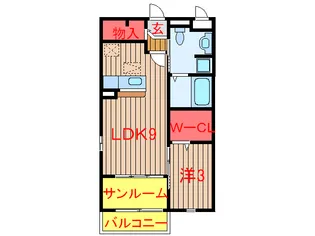 フィオリスタ【1階】の間取り