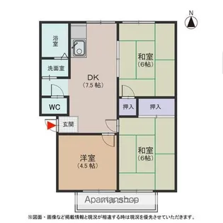 岐阜県岐阜市白菊町4【アパート】の間取り