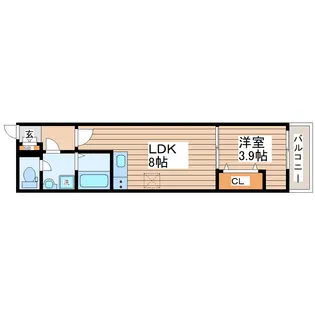 ラズワード薬師堂【2階】の間取り