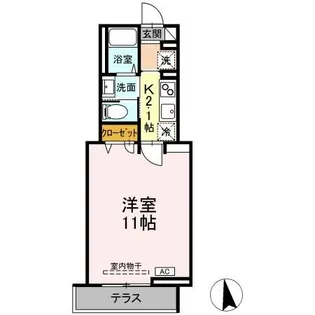スピアナート北石堂【3階】の間取り
