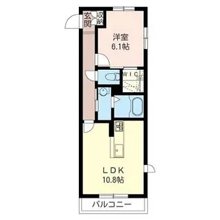 モーブ グリナージュ【2階】の間取り