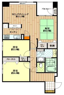グランアルベーラ横浜関内【9階】の間取り