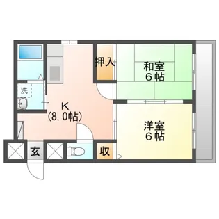 セントヒルズ和庄【4階】の間取り
