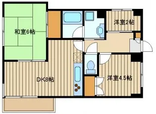 ライブコア小茂根【4階】の間取り