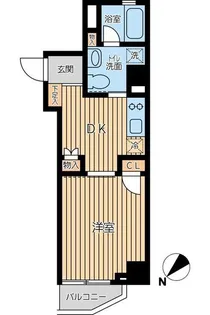 東京都台東区蔵前2【マンション】の間取り