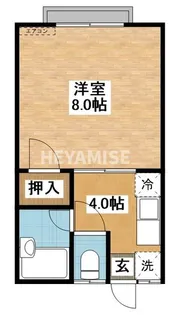 ユースコーポII【2階】の間取り