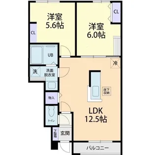 Amabile【1階】の間取り
