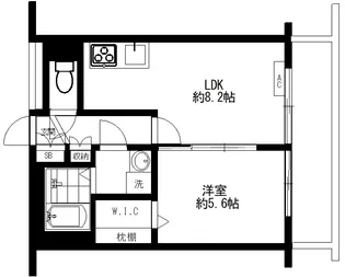 ヴィラけやき【7階】の間取り