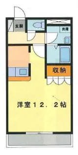 山形県山形市上桜田2【アパート】の間取り