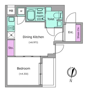 ビバリーホームズ石神井台【3階】の間取り