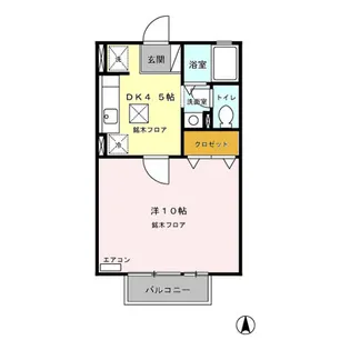 セレッソ吉乃【2階】の間取り