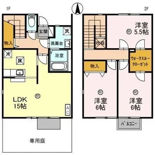 福井県福井市春日3【一戸建】の間取り