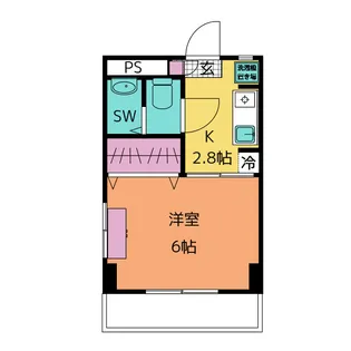 シャルマンYM【1階】の間取り