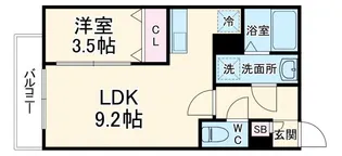 ジーメゾン岩槻モデラート【3階】の間取り