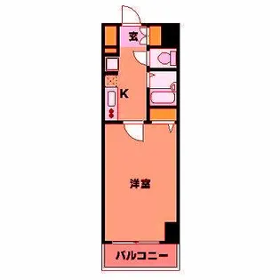 エステムプラザ横浜みなとみらいWEST【9階】の間取り