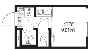 東京都杉並区高円寺南2【アパート】の間取り