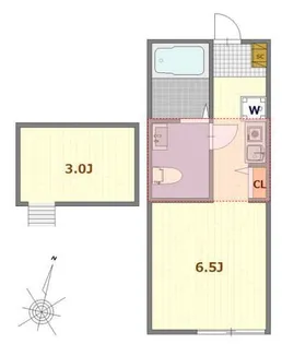 ドルチェ・ビータ西横浜【2階】の間取り