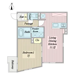 CELM中目黒【2階】の間取り