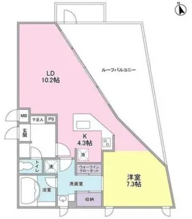 シルバラードNO 4【5階】の間取り