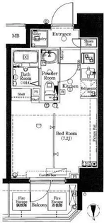 AXAS東京イーストレジデンス【5階】の間取り