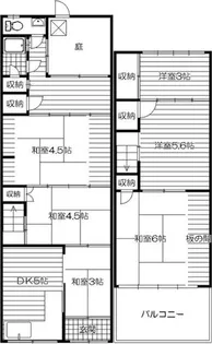 大阪府門真市末広町【一戸建】の間取り