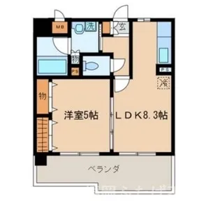 カマラード吉塚【2階】の間取り